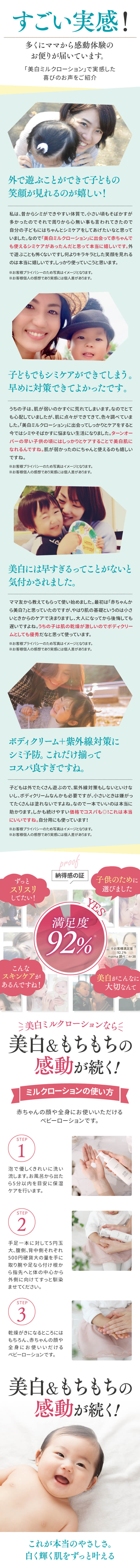 ホワイトミルクローション